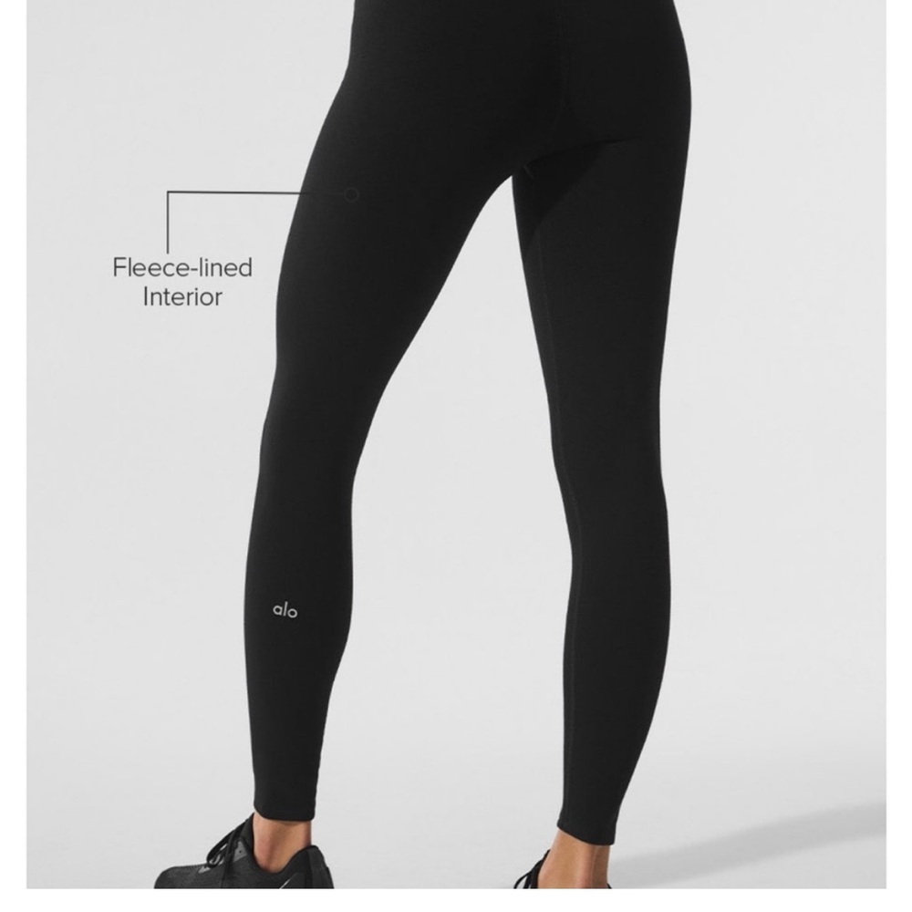 All Seamless Winter Warm Plush High-Waist 7/8 Legging